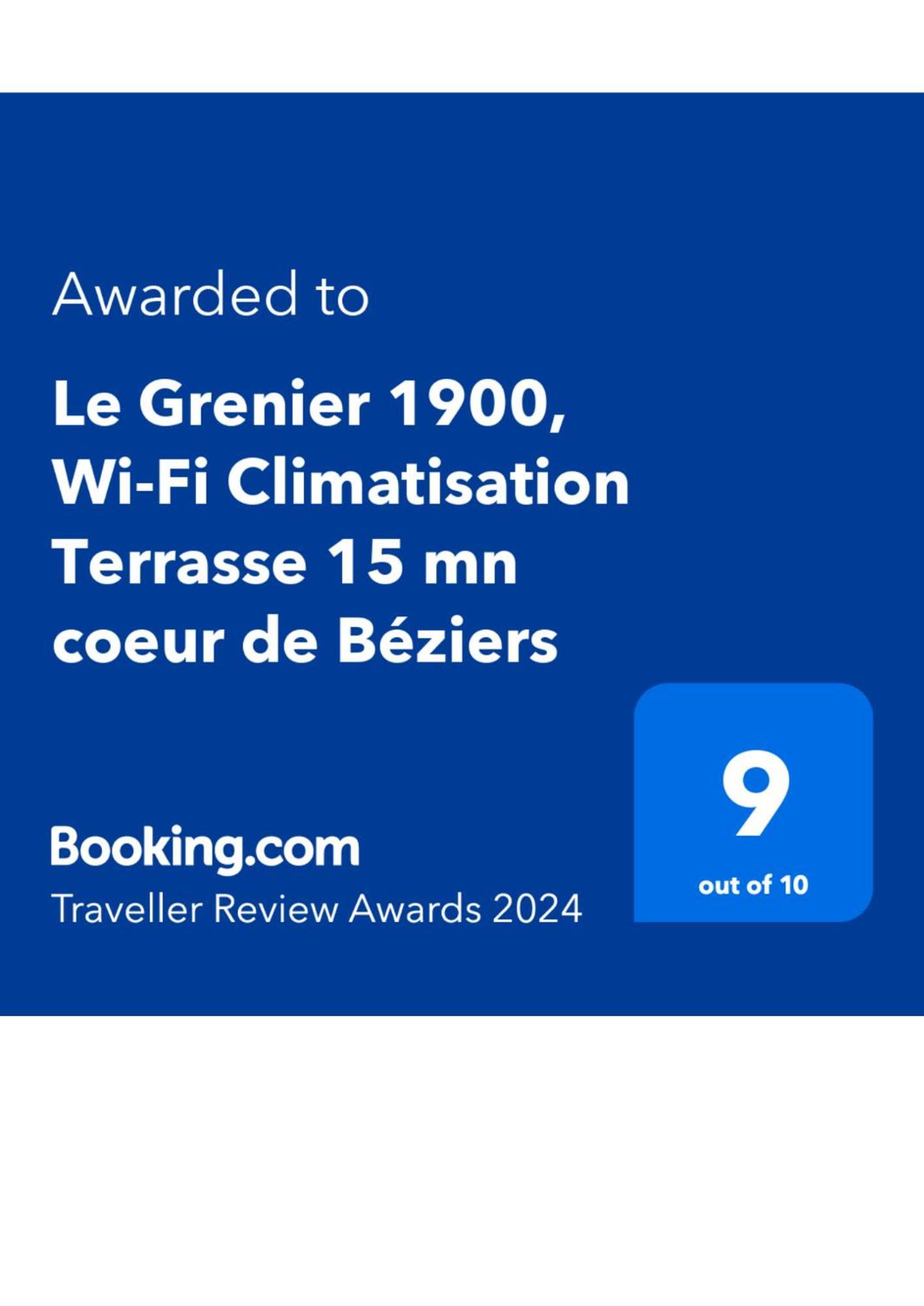 Le Grenier, Climatisation Terrasse Wi-Fi Netflix 15 Mn Coeur De Ville Béziers Buitenkant foto